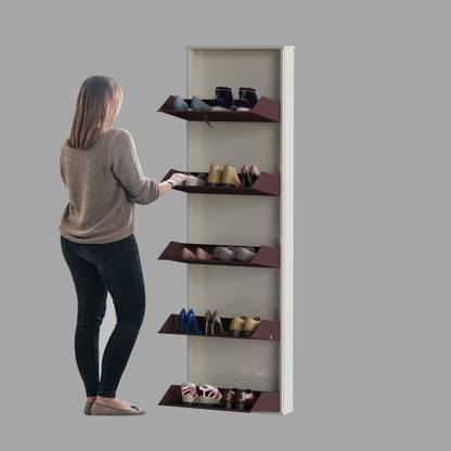 Flipkart Perfect Homes Studio Lark Metal Shoe Rack