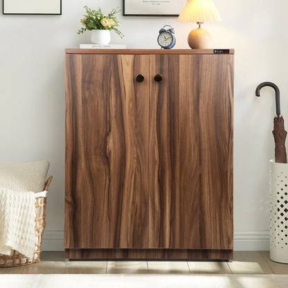 Urbanovia Wooden Shoe Rack for Home Use | Adjustable Shelves | Compact Organizer Engineered Wood Shoe Rack