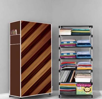 Pipasa Foldable 6-Layer Shoe Rack with Cover | Dustproof & Portable Plastic, Metal Shoe Stand