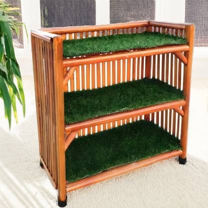 UnrealMonk Bamboo Shoe Rack