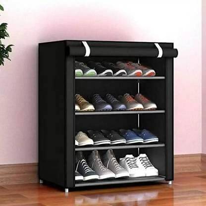 Greeno GREENO-4 layer lock provided metal shoe rack Metal Shoe Stand
