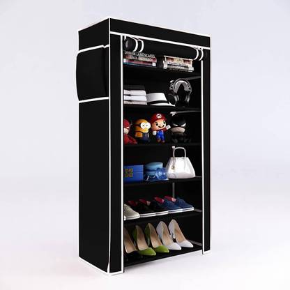 Greeno 6 Layer Shoe Rack Stand for Home Portable Storage Organizer Plastic Shoe Stand