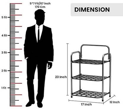 UkdiMukdi Metal Shoe Stand
