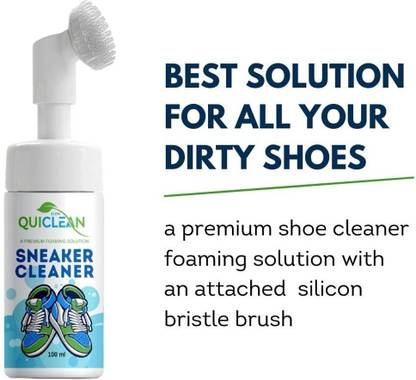 SPIRITUAL HOUSE Sneaker Cleaner Premium Foaming Solution With Silicon Bristle PACK OF 1 Shoe Sanitizer