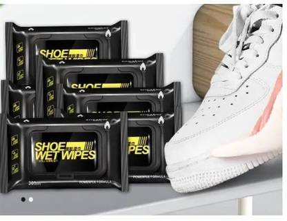 Bluejack Shoe Wipes Wipes (3 Pack of 240 Pcs) Instant Cleaner Shoe Cleaning Wipes Cleaner