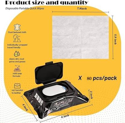 PMT ENTERPRISE Instant Shoe Refresh with Shoe Cleaning Wipes - Sneakers wipes Wipe Warmer