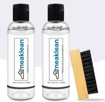 Sneaklean Shoe Shampoo Kit With Brush - 200Ml | Multi-Material Cleaning |Gentle & Powerful Cleaner