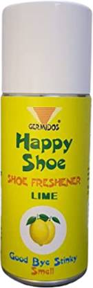 germidos Happy Shoe- Shoe Deodorizer Spray with Lemon Fragrance Odour Control