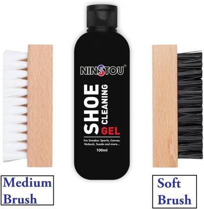 NINSTOU Pack of 3 Super Sneaker Cleaner Kit Premium Foaming Cleaning Solution with Brush Cleaner