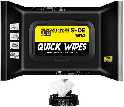 JMBW INTERNATIONAL Shoe Wet Wipes (1 Pack of 80 Pcs) Cleaner