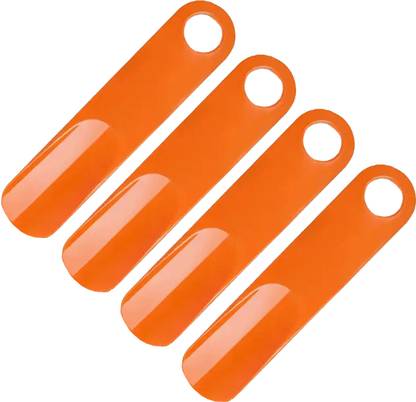 Sheppits Premium (Pack of 4 Pcs) ABS Plastic Shoe Horn | Easy Slip On Shoe Wearing Tool Shoe Tree