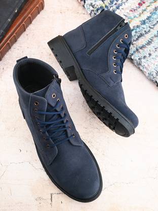 KILLER Men's Casual Outdoor High Top Lace Up Boots, Comfortable Hiking and Trekking Boots For Men