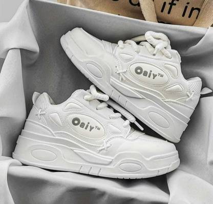 VECHLO White-Ogyi Shoes Running Shoes For Men