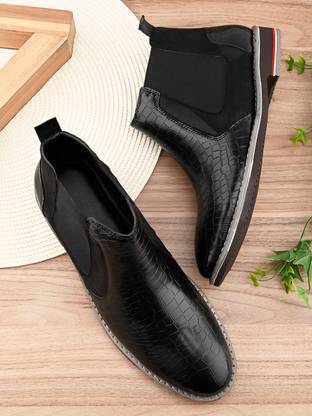 Roadster SS25 6501 Black Chelsea Boots Boots For Men