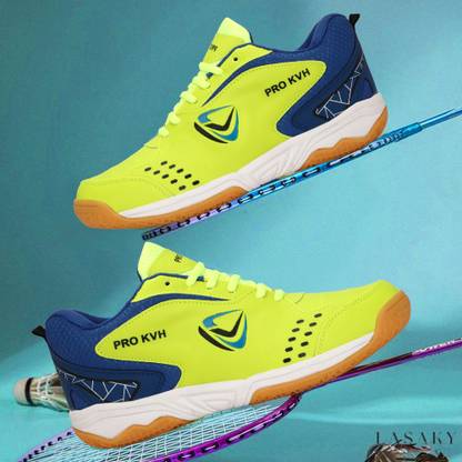 PRO KVH 2.0 Memory Foam Badminton Shoes for Men | Non-Marking Gum Sole Shoes Badminton Shoes For Men