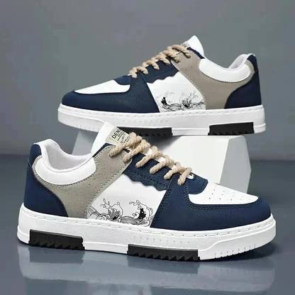 Echor ESWAVES03, Casual White Sneakers For Men