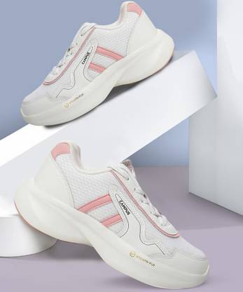 CAMPUS HALL Casual Shoes | Memory Insole Cushioning | Comfortable Mesh Upper | Lace-Up Sneakers For Women