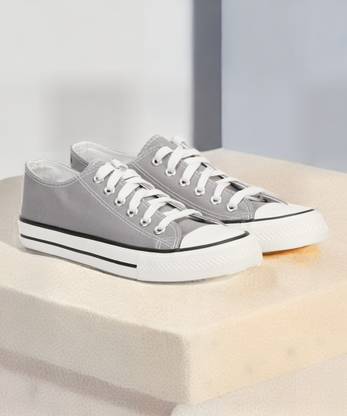 MOZAFIA Comfortable Canvas Lace-up Casual Shoes Sneakers For Men