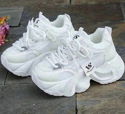 Echor ECKRZM0906, White Casual Sneakers For Women