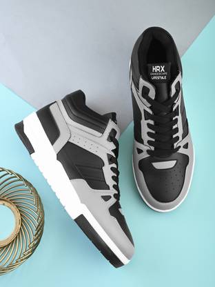 HRX by Hrithik Roshan Trendy Laceups Sneakers|Lightweight| Comfort|Rounded Toe design|High Top casual For Men