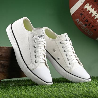 Jumpink Jumpink Comfort|Trendy|Walking|Outdoor|Daily Use Shoes For Men (White) Canvas Shoes For Men