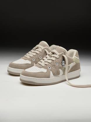 The Souled Store Urban Blaze: Latte Sneakers For Women