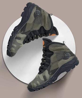 bacca bucci WOLF Adaptive Smart Cushioning High-Top Boots for Hiking, Camping & Trekking Boots For Men