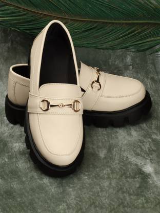 Zapatoz Embellished Horsebit Loafers For Women