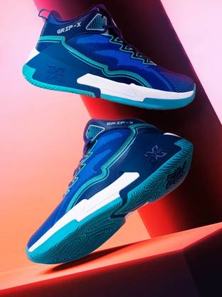 VECTOR X GRIP-X Court Shoe Sneakers Knitted Upper+Rubber Outsole Basketball Shoes For Men