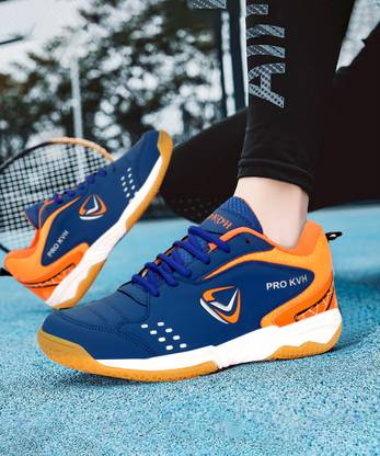PRO KVH 2.0 Memory Foam Badminton Shoes for Men | Non-Marking Gum Sole Shoes Badminton Shoes For Men