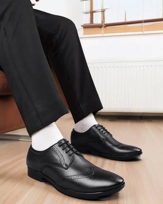 T-ROCK Stylish Partywear Look Formal Shoes Lace Up For Men