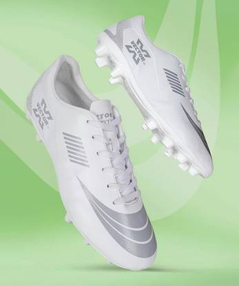 VECTOR X Fortune Premium Textured & Solid Upper Grain & TPU Sole Football Shoes For Men