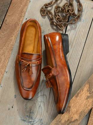 Wakins Stylish & Comfortable with Soft Cushioned Insole | Hand-Stitched Design Loafers For Men