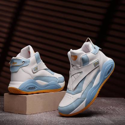 JQR ZAPATOS-26-WHT/W.BLU Sneakers For Men