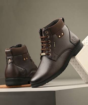 Vellinto Vellinto DELIGHT Casual Boots For Men ll Synthetic Leather Boots Casuals For Men