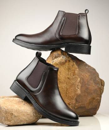 Roadster Men High Top Chelsea Chukka Height Increasing Boots Boots For Men