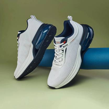 CAMPUS CANVA Men's Sports Shoes | Memory Extra Bounce Insole with Support-Tech |Lace-Up Running Shoes For Men