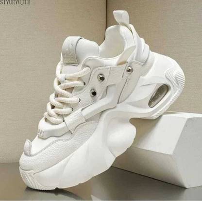 Xtoon White Stylish Casual Sneakers For Men