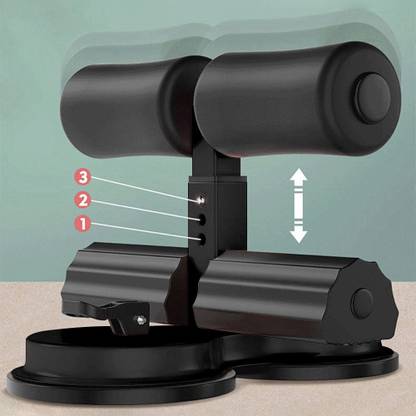 DN BROTHERS Upgraded Sit Up Push Bar,Portable Sit Up Exercise Strong 2 Suction Cups D101 Multi-training Bar