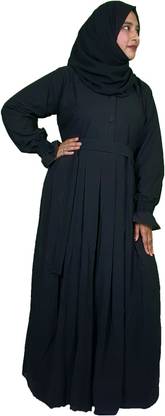Future capital Silk Blend Self Design Burqa With Hijab