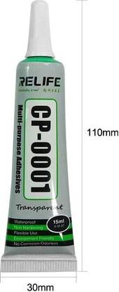 AKT RELIFE CP-0002 15ML BLACK GLUE + RELIFE CP-0001 15ML TRANSPARENT GLUE Adhesive