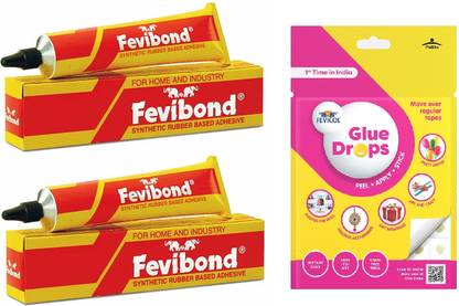 Pidilite Fevibond 50ml Pack Of 2 With Glue Drops Adhesive