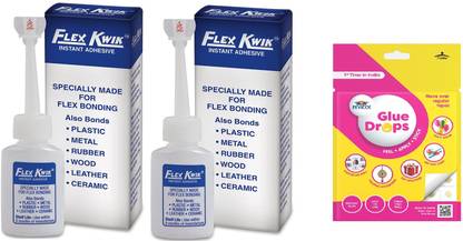 Pidilite Flexkwik 20ml Pack Of 2 With Glue Drops Adhesive