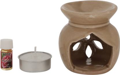 Footista Floral Diffuser Set Rose Aroma Oil