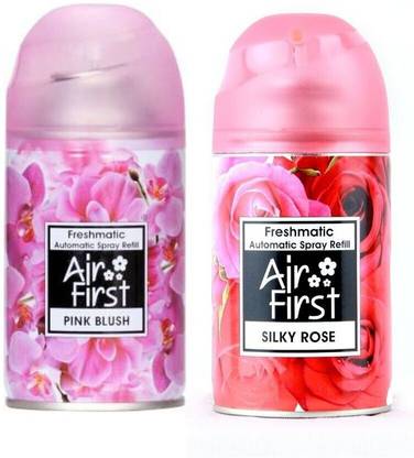Air first Rose Refill Automatic Refill Blush Pink Sliky Rose combo