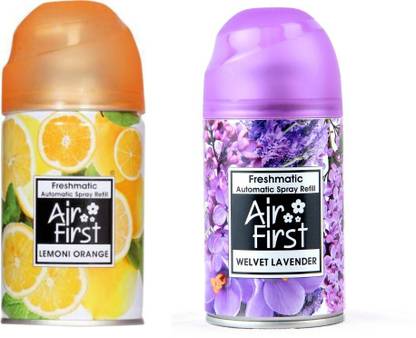 Air first Lemon, Lavender Car Freshener Refill Lemoni Orange Lavender Refill