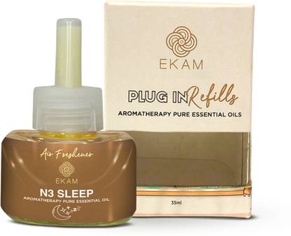 Ekam Aromatherapy N3 Sleep Air Freshener Plug-In Machine with Refill Oil Refill Aromatherapy Plug-In Machine with Refill Oil Kit| N3 Sleep| Aromatherapy