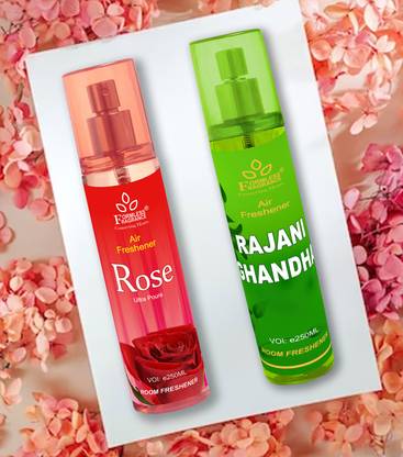 Formless Rose &, Rajanighandha Room Air Freshener Spray Rose & Rajanighandha 250ml Each