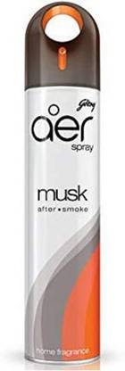 Godrej Aer Musk Spray Perfumes Room Freshener Spray-270 ml (musk after.smoke)