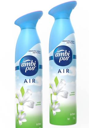 Ambipur EXOTIC JASMINE Spray AIR FRESHNER EXOTIC JASMINE EACH 275G Pack 2